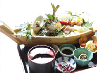 和牛ステーキコース 磯造りアジ御膳